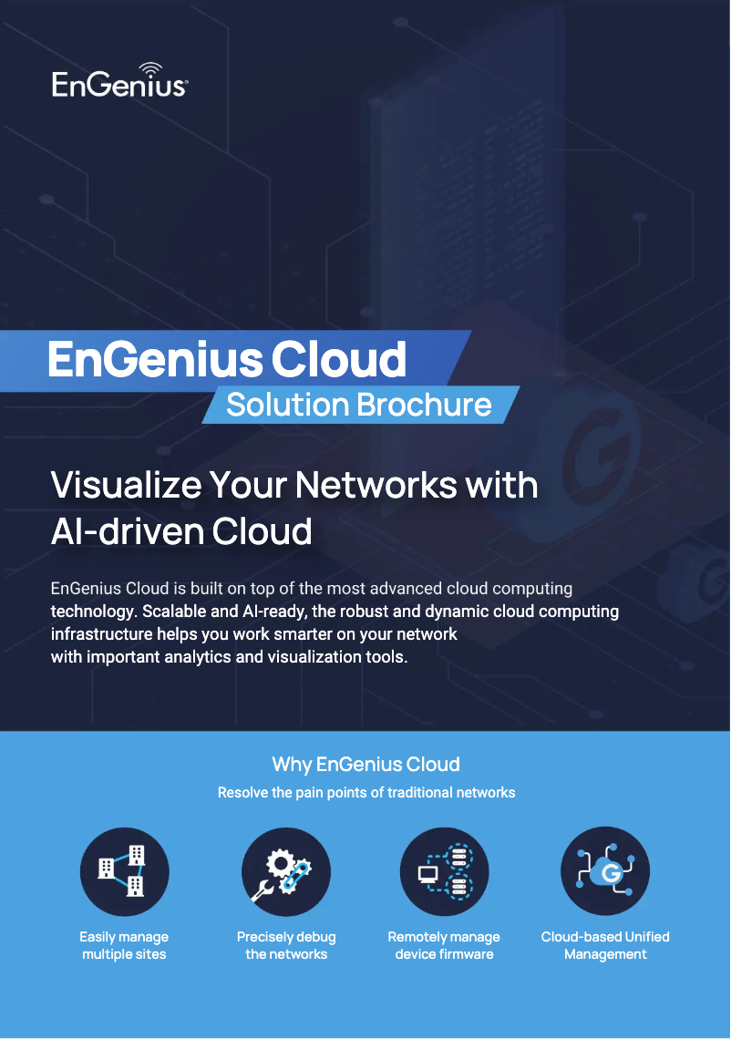 Page 1 of the manual Technical Sheet EnGenius ESG510