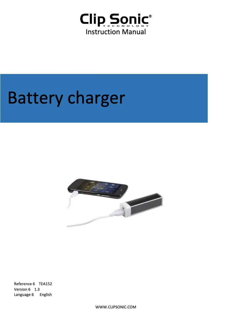 Page 1 of the manual User Manual Livoo TEA152