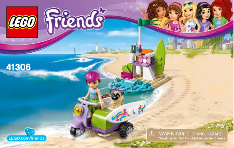Page 1 of the manual Visual Instructions Lego Friends 41306