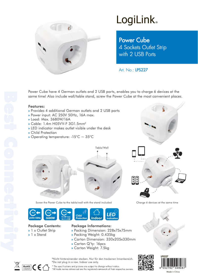 Image de la première page du manuel de l'appareil LPS227