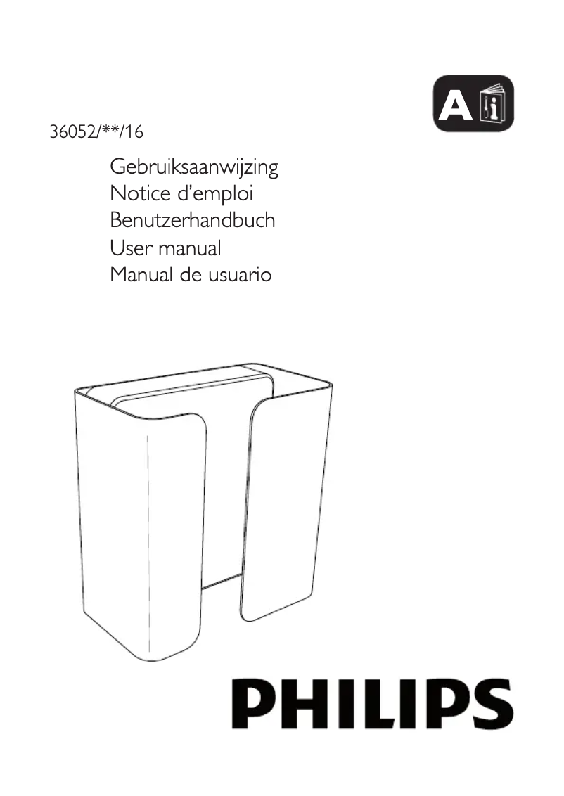 Page 1 de la notice Manuel utilisateur Philips Ledino 360523116 wall lighting