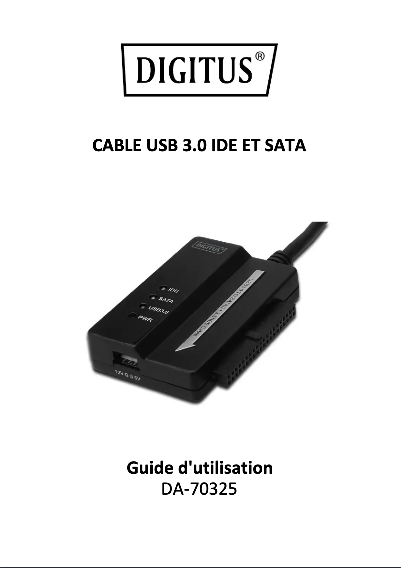 Page 1 of the manual User Manual Digitus DA-70325