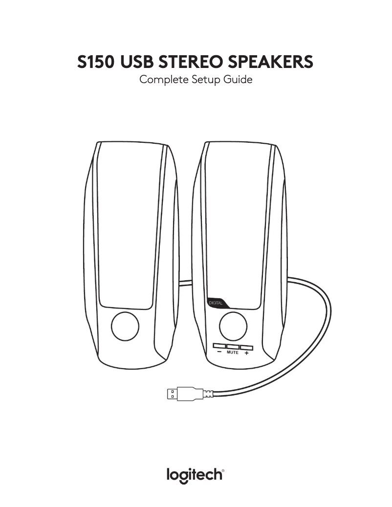 Page 1 de la notice Manuel utilisateur Logitech S150