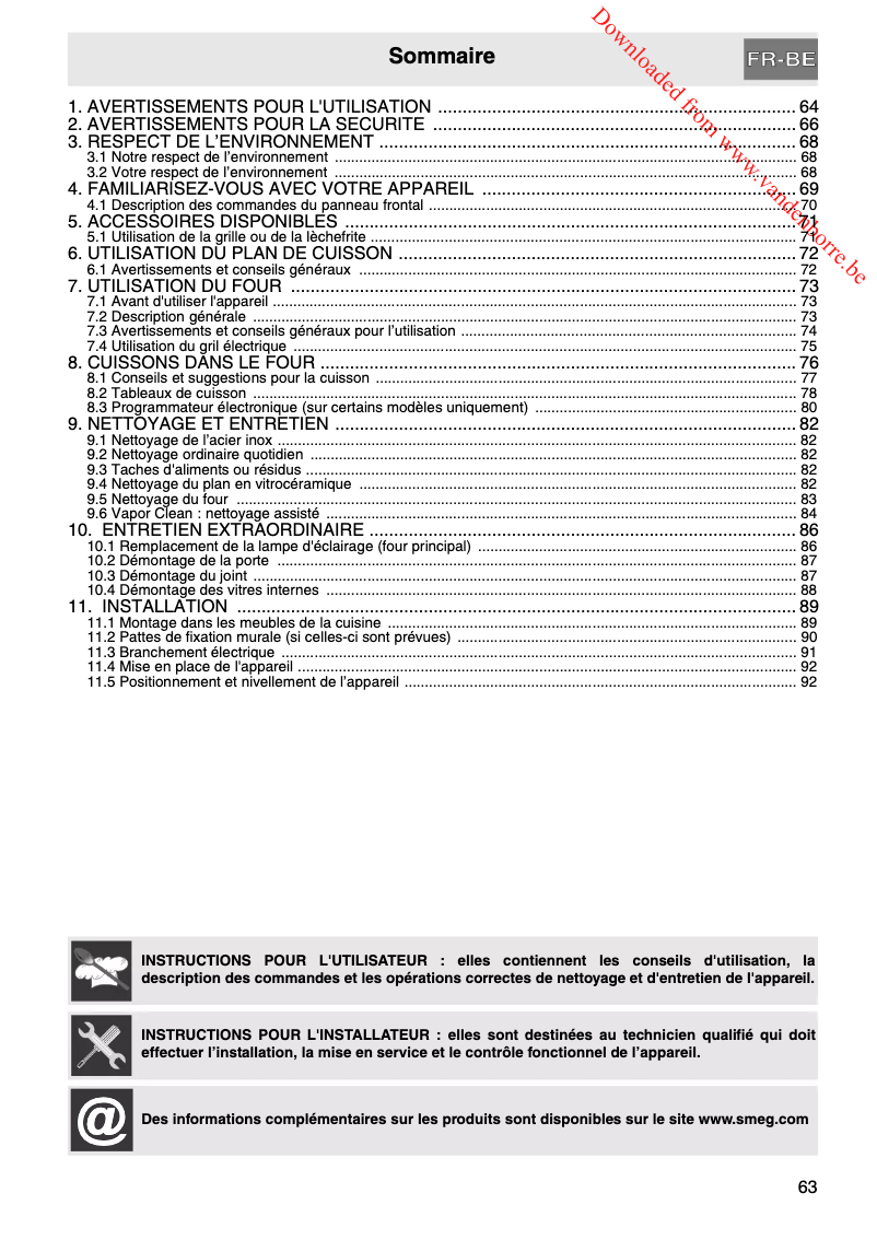 First page image of the manual for CX68CM8