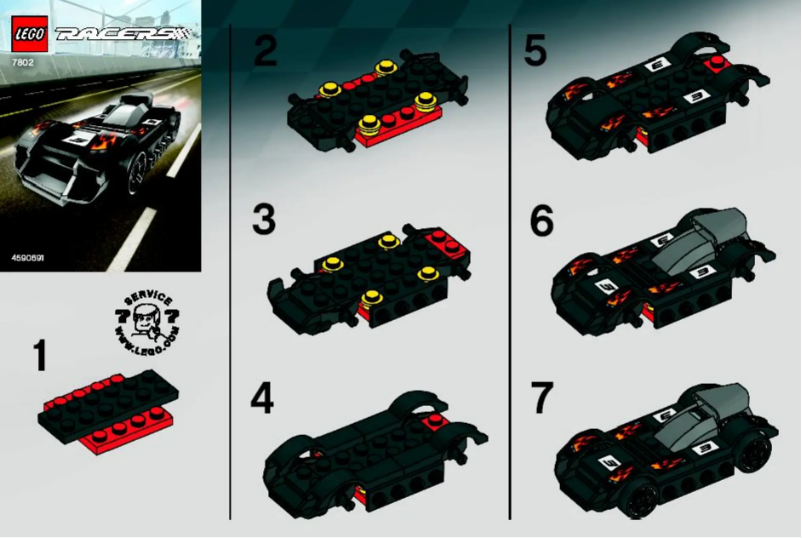 Page 1 of the manual User Manual Lego Euro Racer