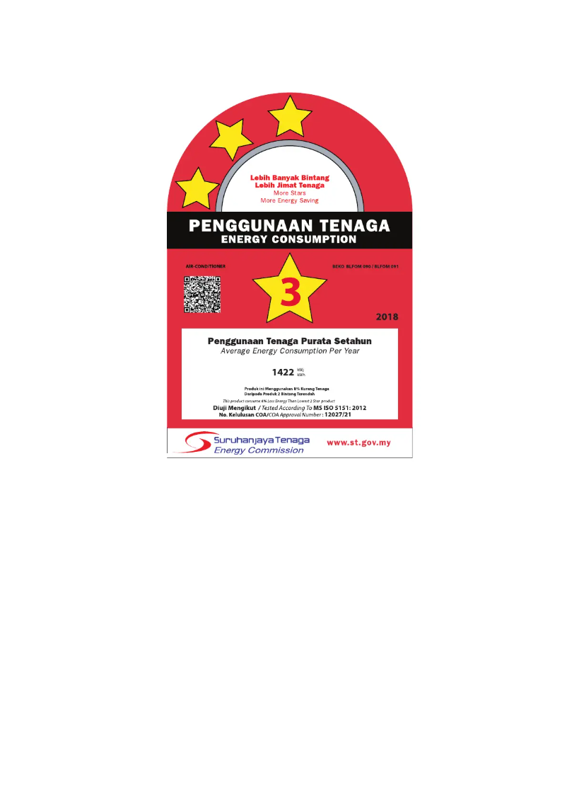 Page 1 of the manual User Manual Beko BLFOM 090