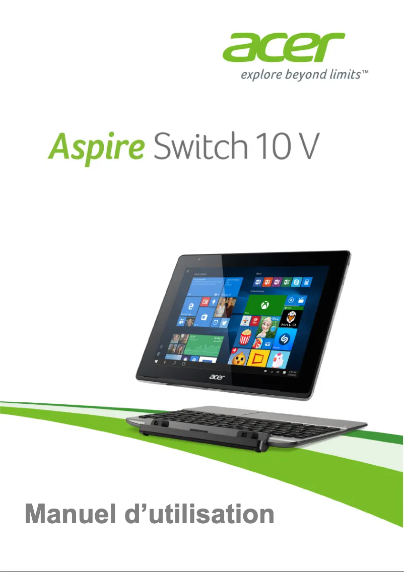 Page 1 of the manual User Manual Acer Aspire Switch 10V