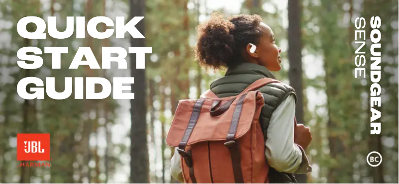 First page image of the manual for Soundgear Sense