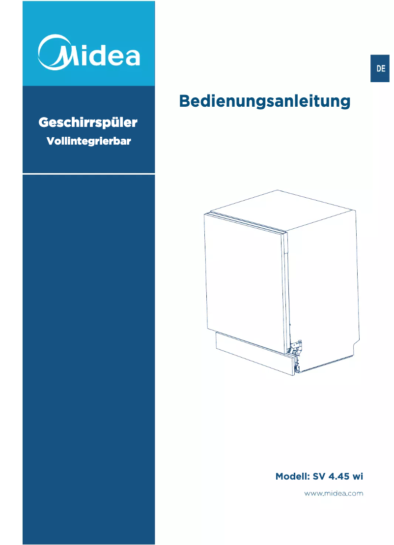 Page 1 of the manual User Manual Midea SV 4.45 wi