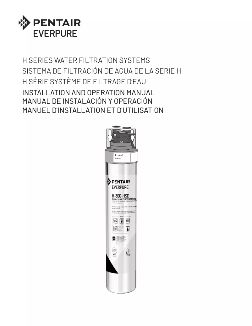 Page 1 of the manual Instructions / Assembly Everpure H-300