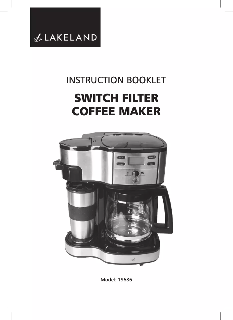 First page image of the manual for 19686