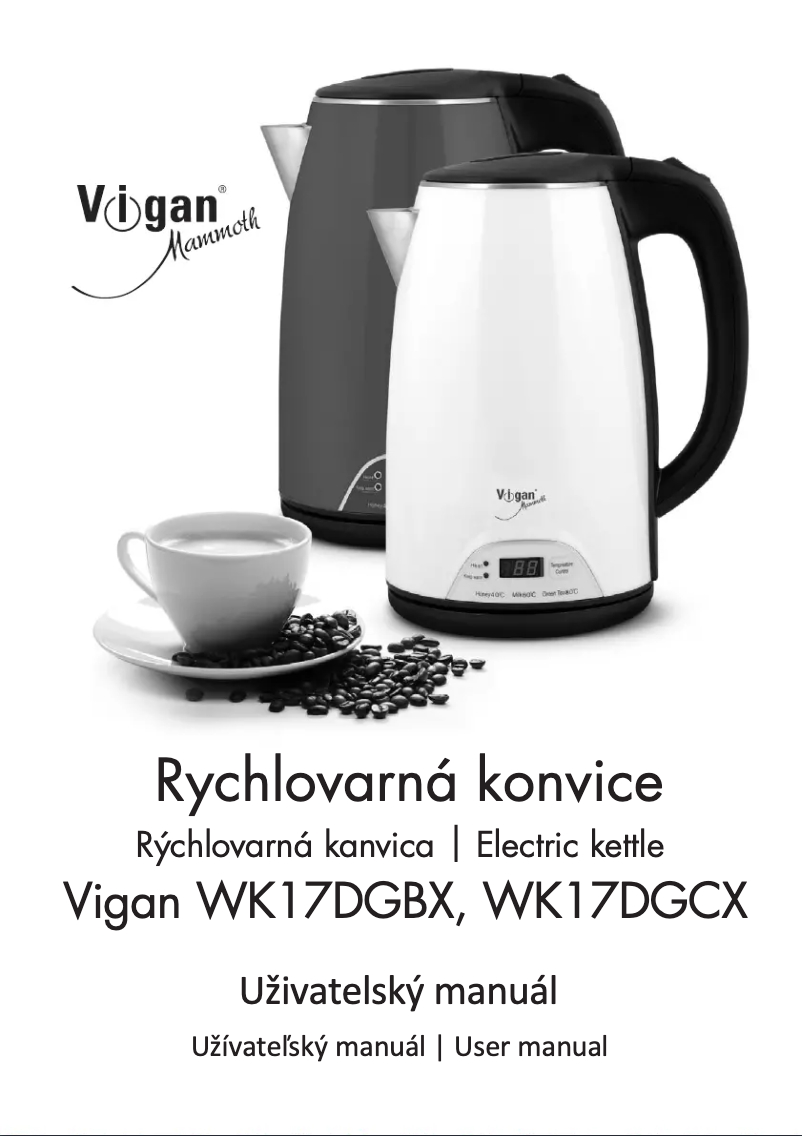 Page 1 of the manual User Manual Vigan Mammoth WK17DGBX