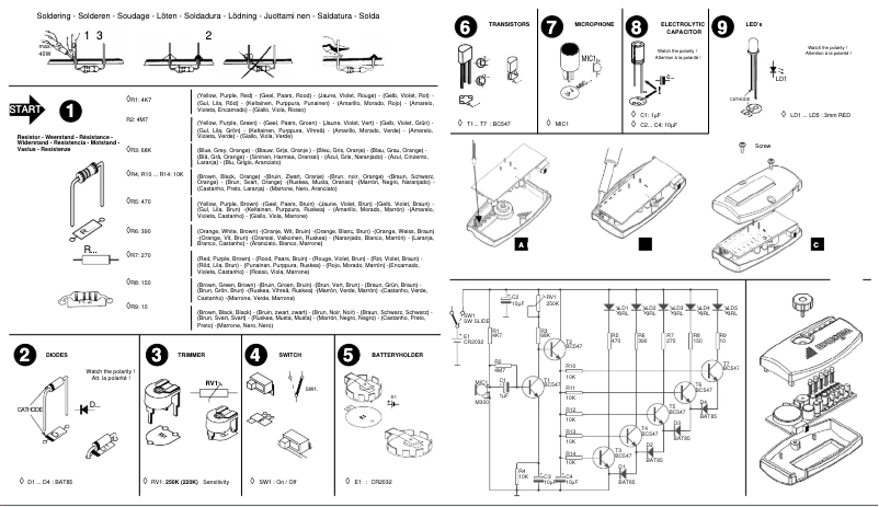 Page 1 of the manual User Manual Velleman MK146