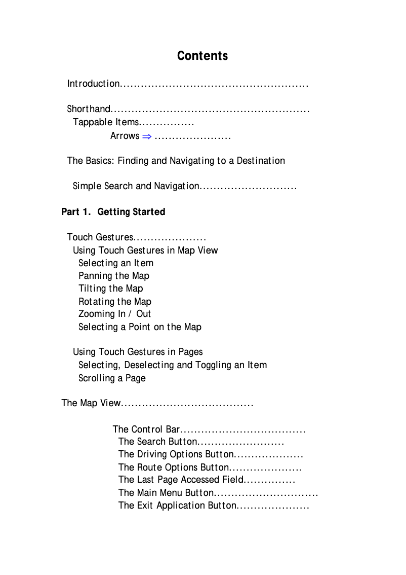 First page image of the manual for M8