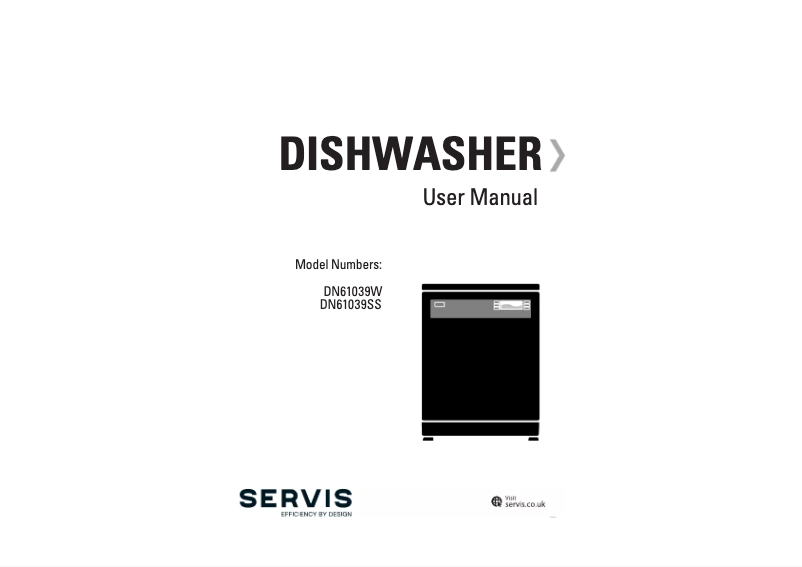 Page 1 of the manual User Manual Servis DN61039SS