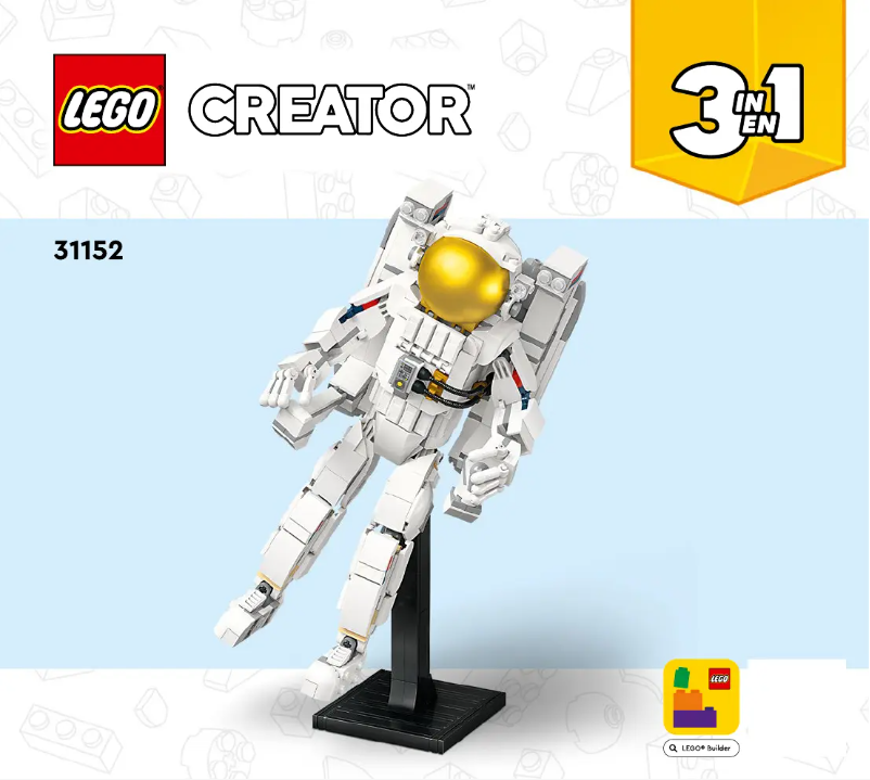 Page 1 of the manual User Manual Lego Creator 31152
