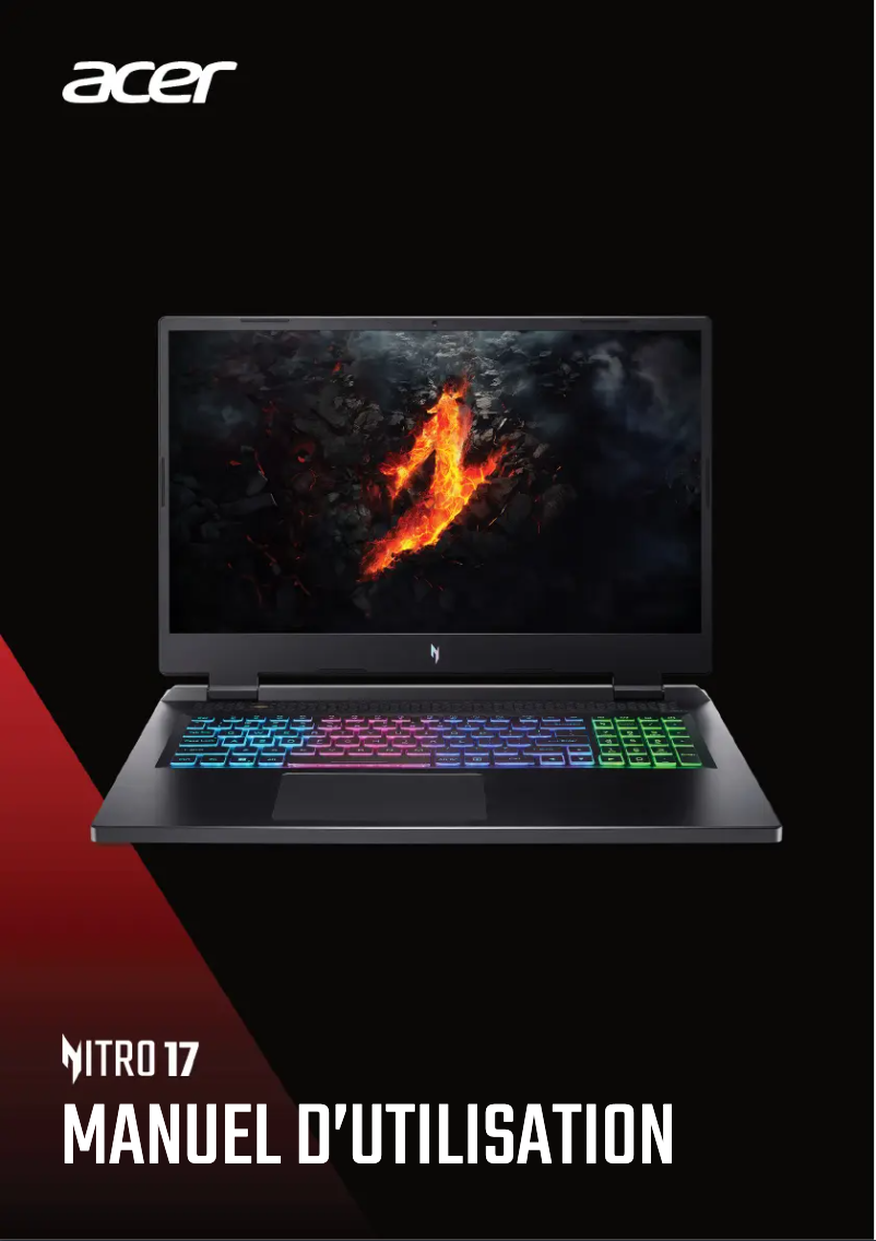 First page image of the manual for Nitro 17