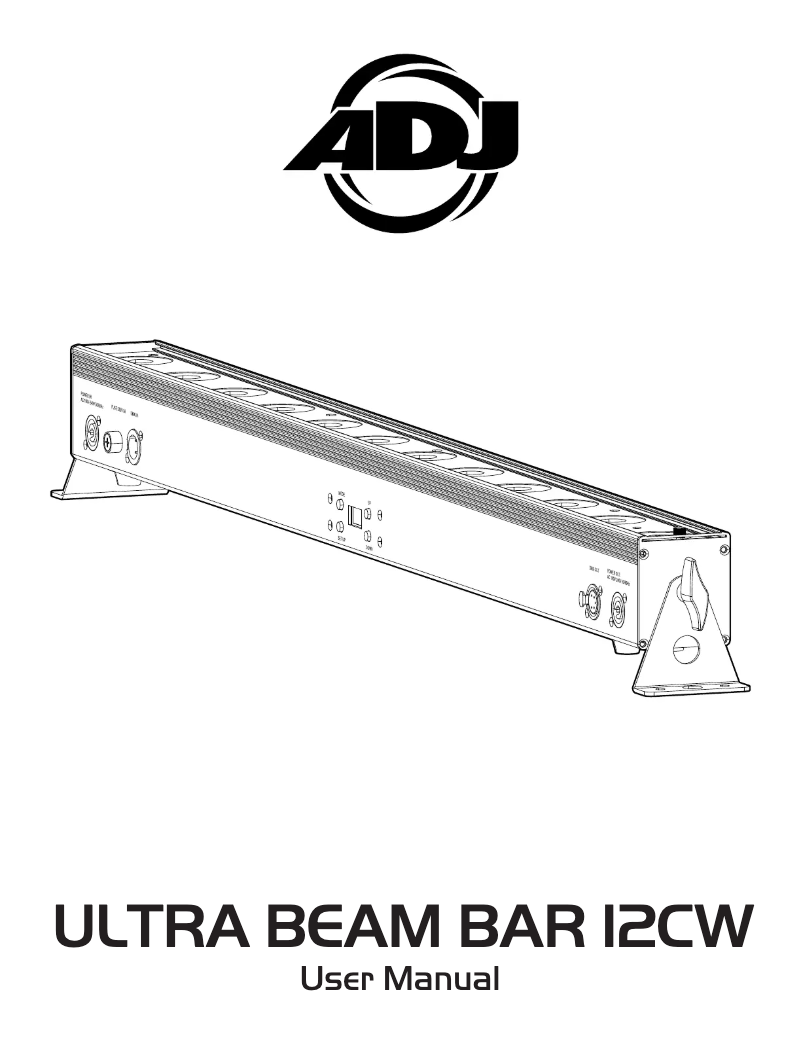 First page image of the manual for Ultra Beam Bar 12CW