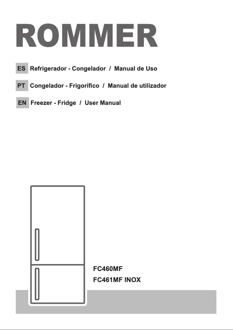 First page image of the manual for FC 460 MF