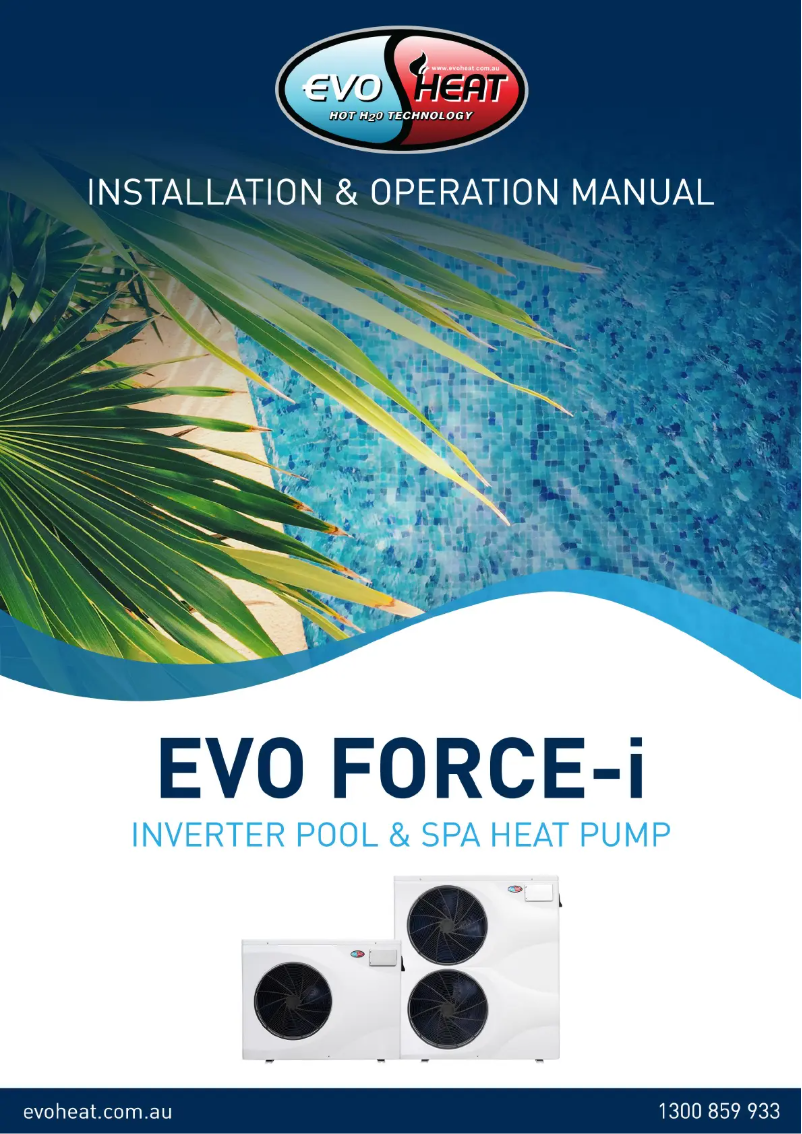 Page 1 of the manual User Manual EvoHeat Evo Force-i