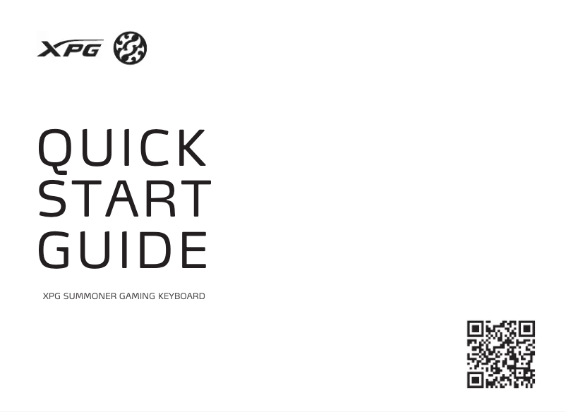 Page 1 of the manual User Manual ADATA XPG Summoner