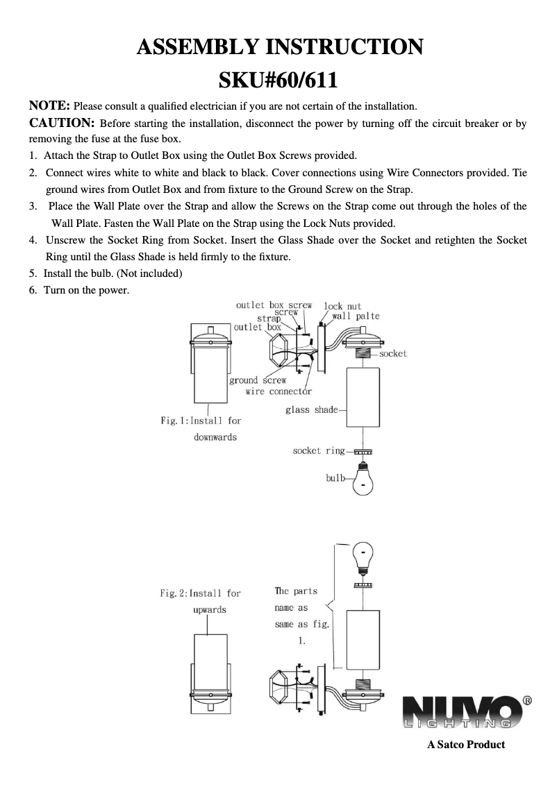 First page image of the manual for Polaris 60/611