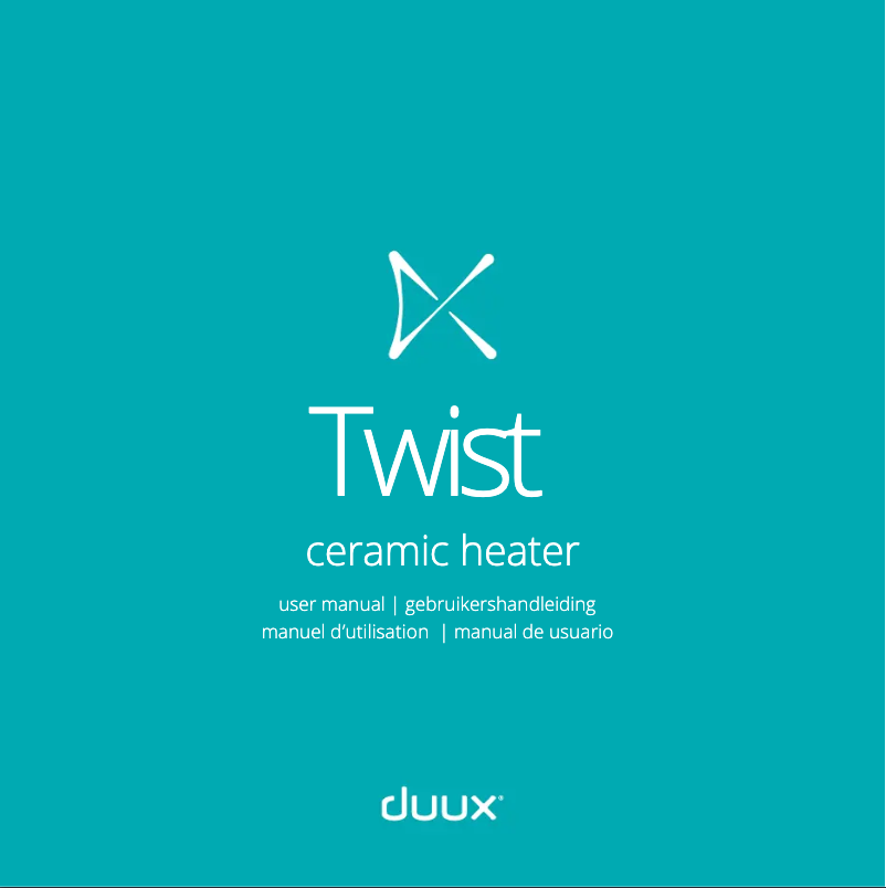 First page image of the manual for Twist DXFH02