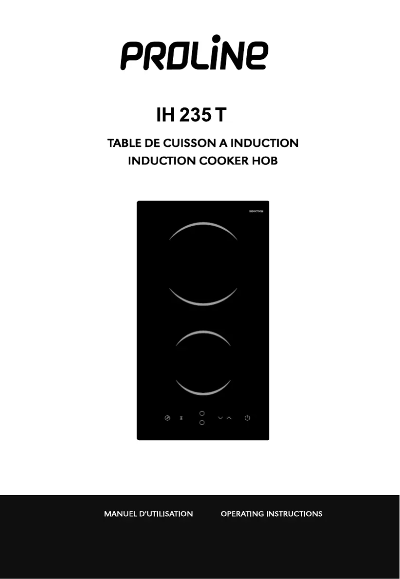 Page 1 of the manual User Manual Proline IH235T