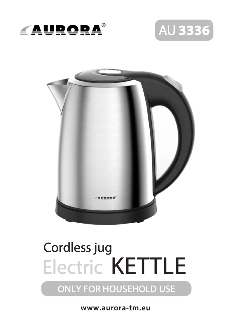 First page image of the manual for AU 3336