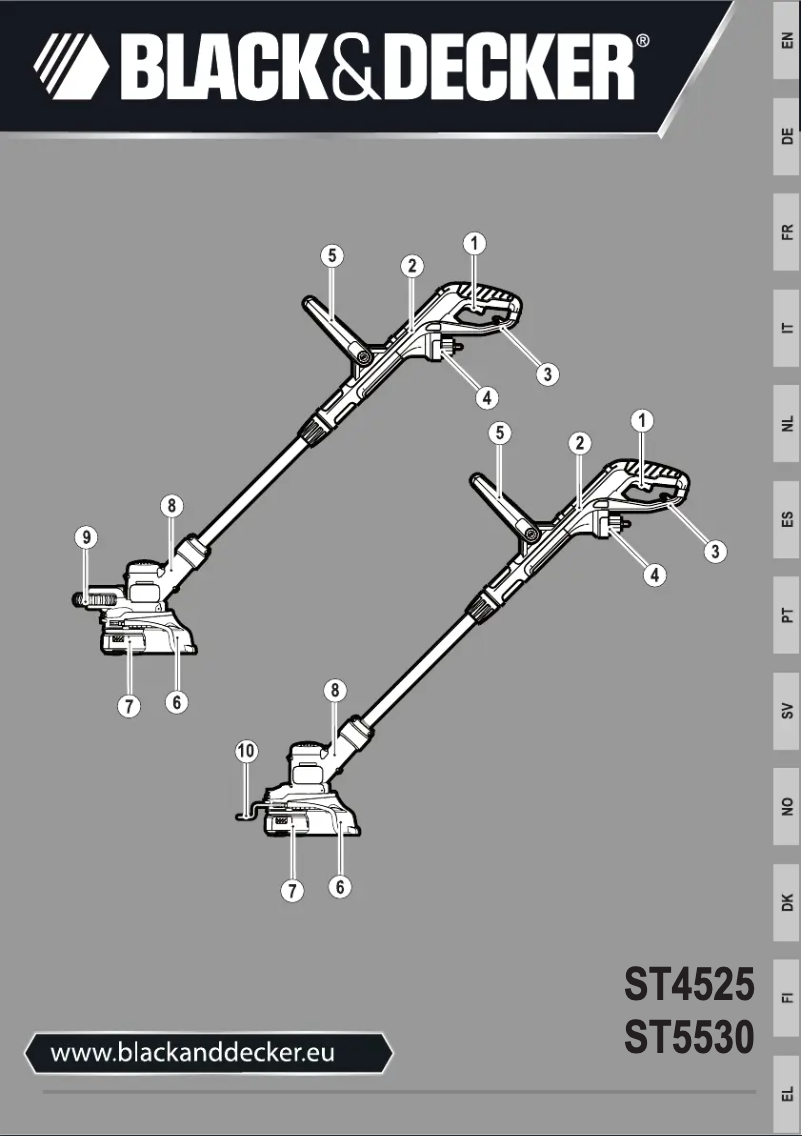First page image of the manual for ST4525