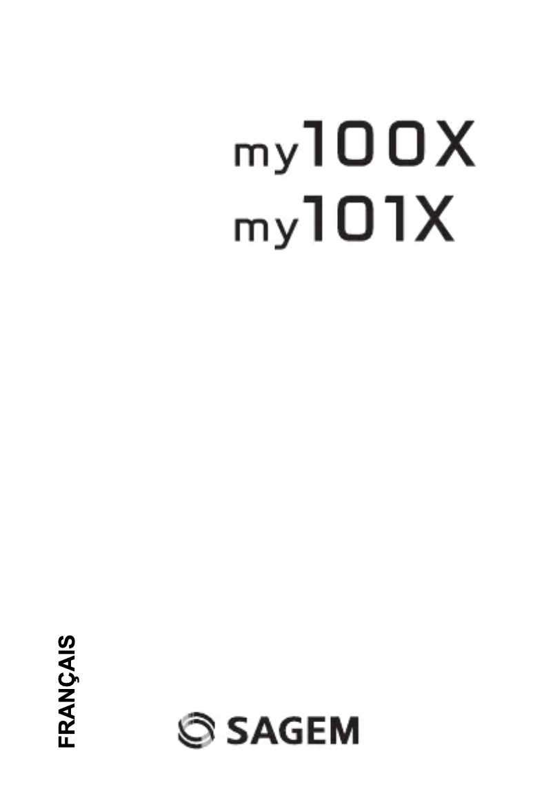 First page image of the manual for my101X