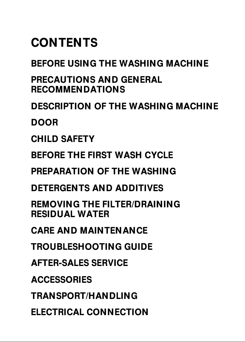 Page 1 of the manual User Manual Bauknecht WAK 7302 BK