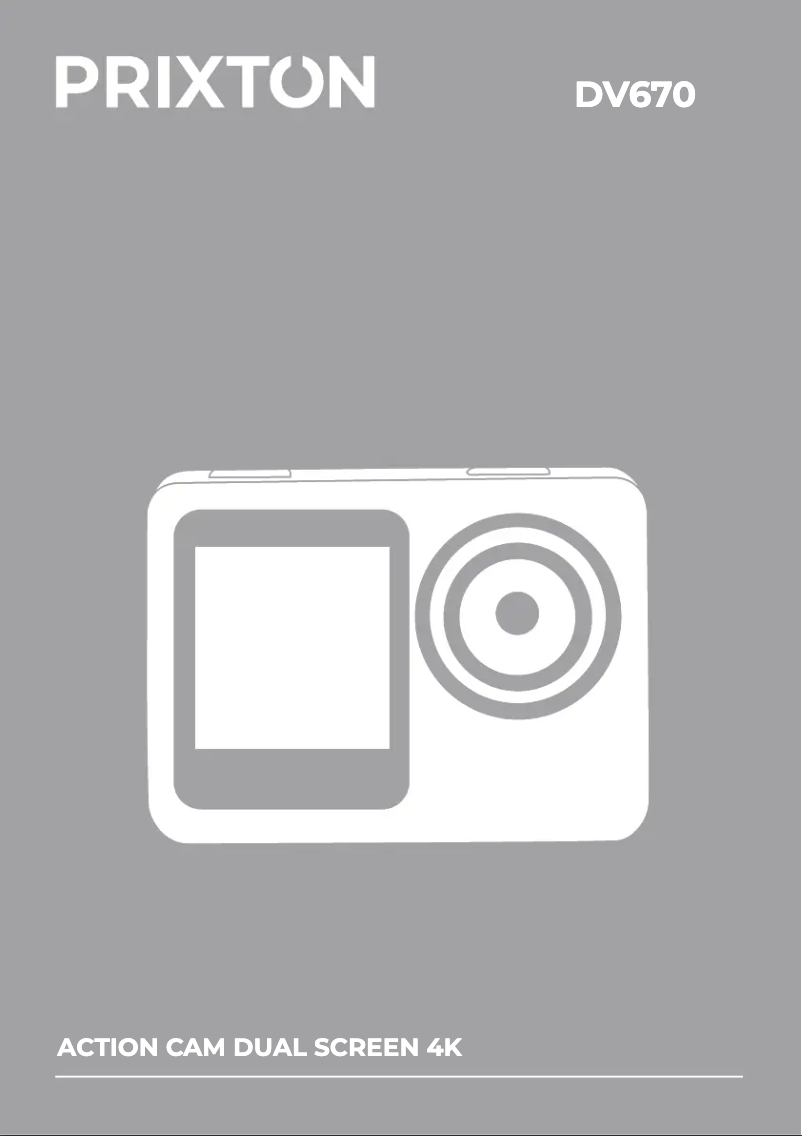 Page 1 of the manual User Manual Prixton DV670