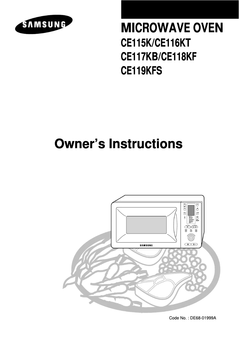 Page 1 of the manual User Manual Samsung CE116KT
