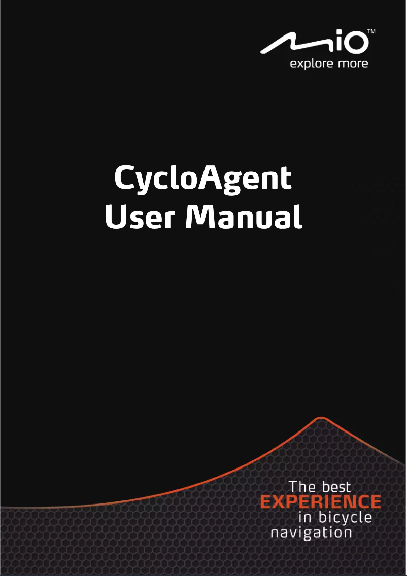 First page image of the manual for CycloAgent