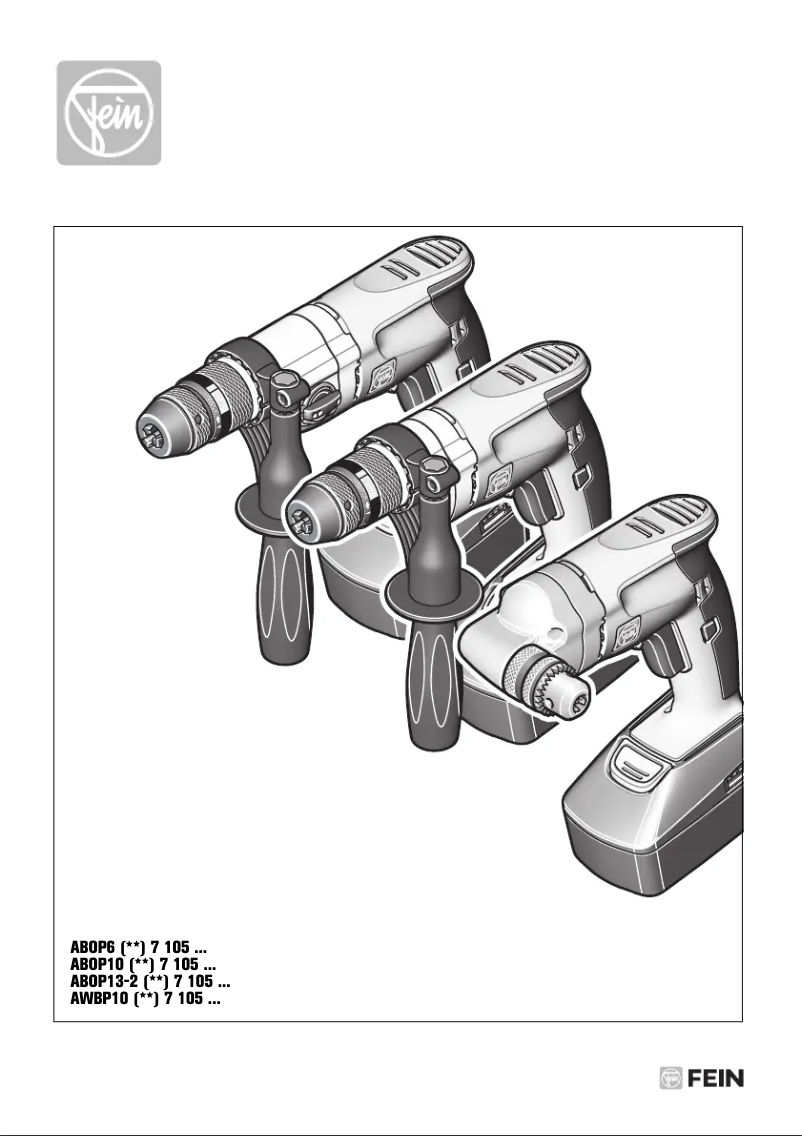 Page 1 of the manual User Manual Fein AWBP 10 Select
