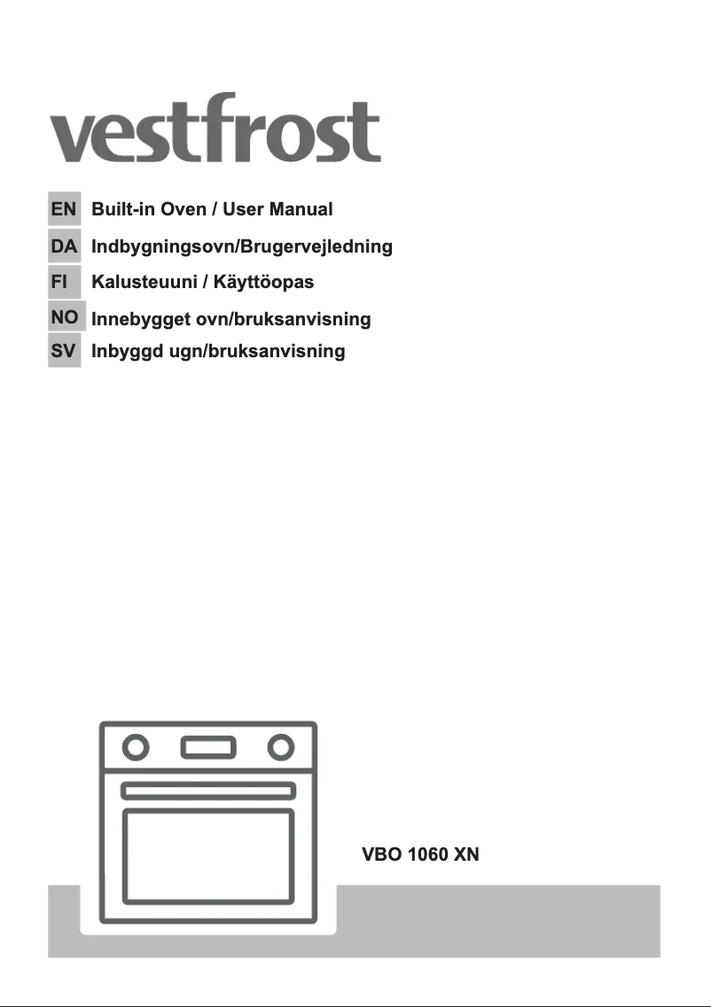 First page image of the manual for VBO 1060 XN
