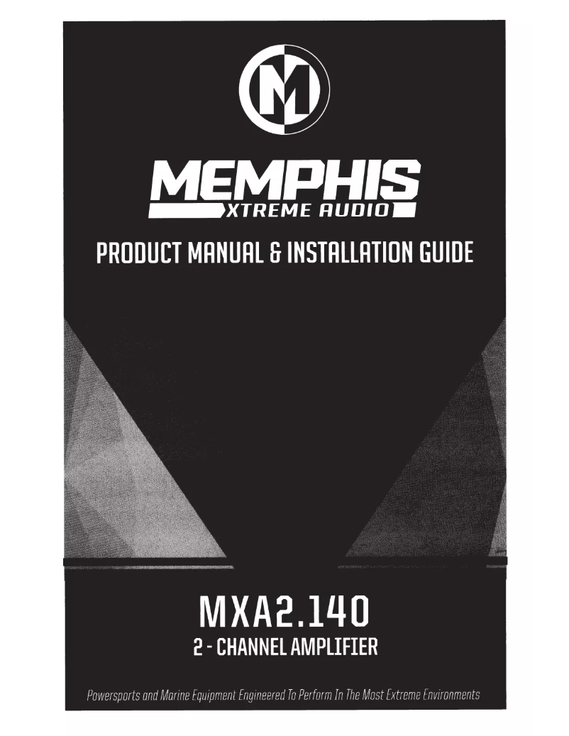 First page image of the manual for MXA2.140
