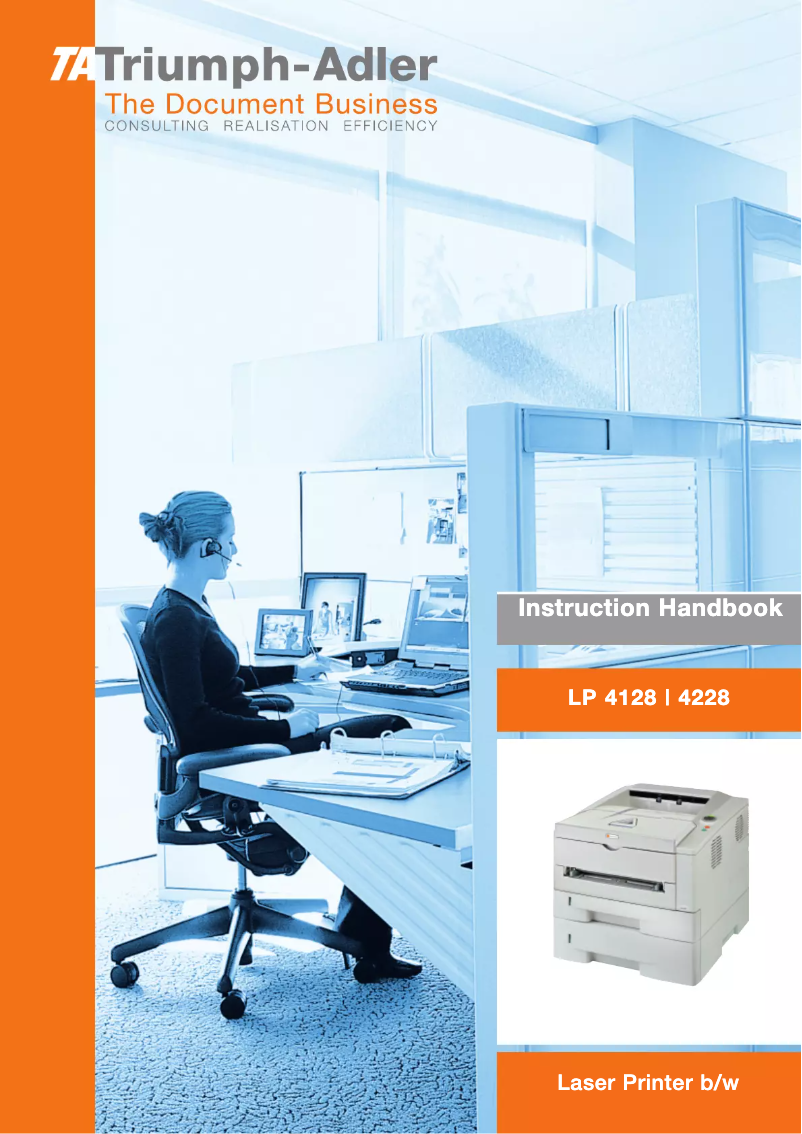 First page image of the manual for LP 4128