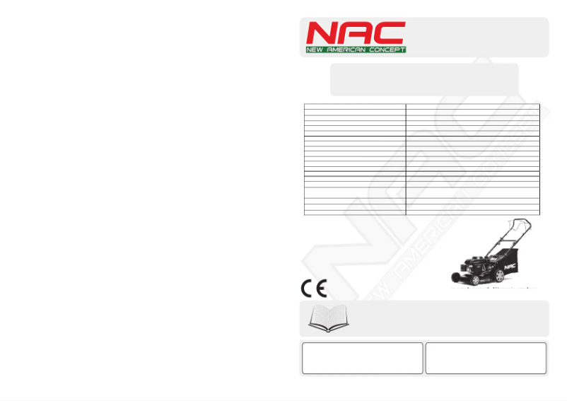 First page image of the manual for LS40-139-BR