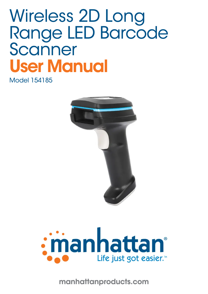 Page 1 of the manual User Manual Manhattan 154185