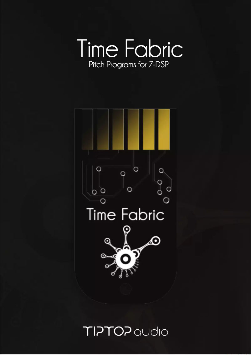 First page image of the manual for Time Fabric