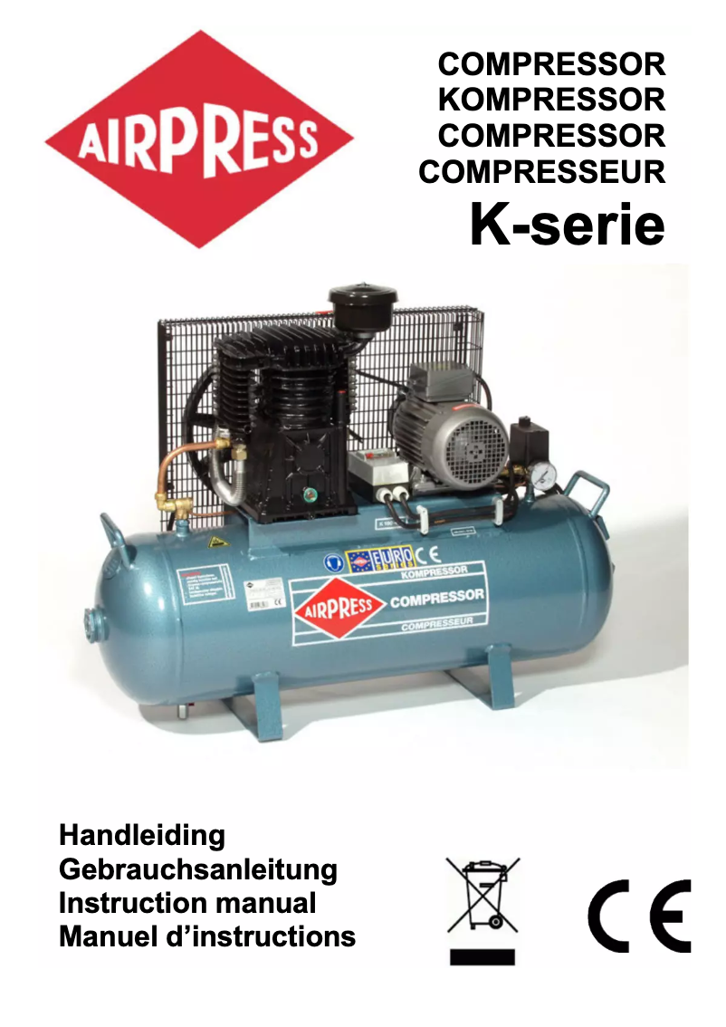 Image de la première page du manuel de l'appareil K 100-450 400V