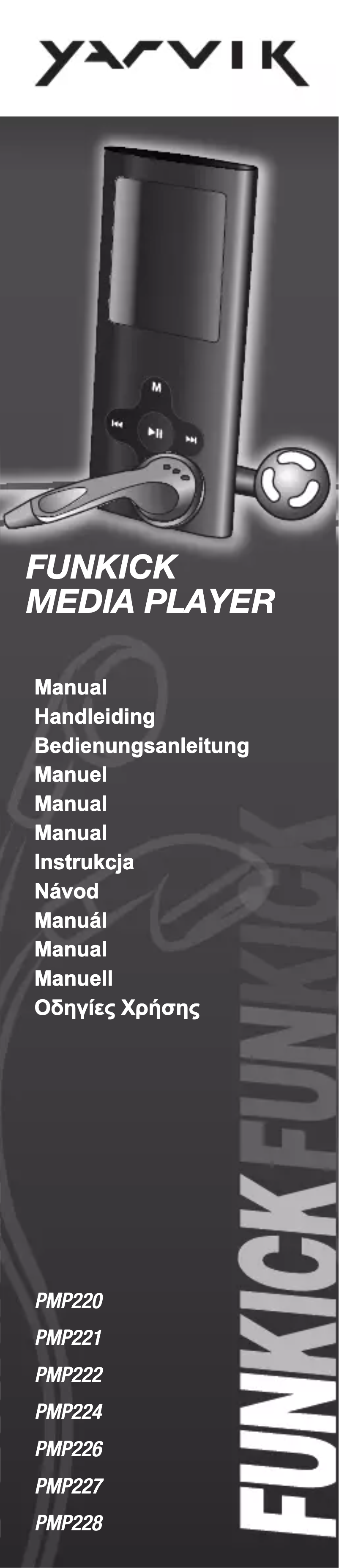 Page 1 of the manual User Manual Yarvik Funkick PMP226