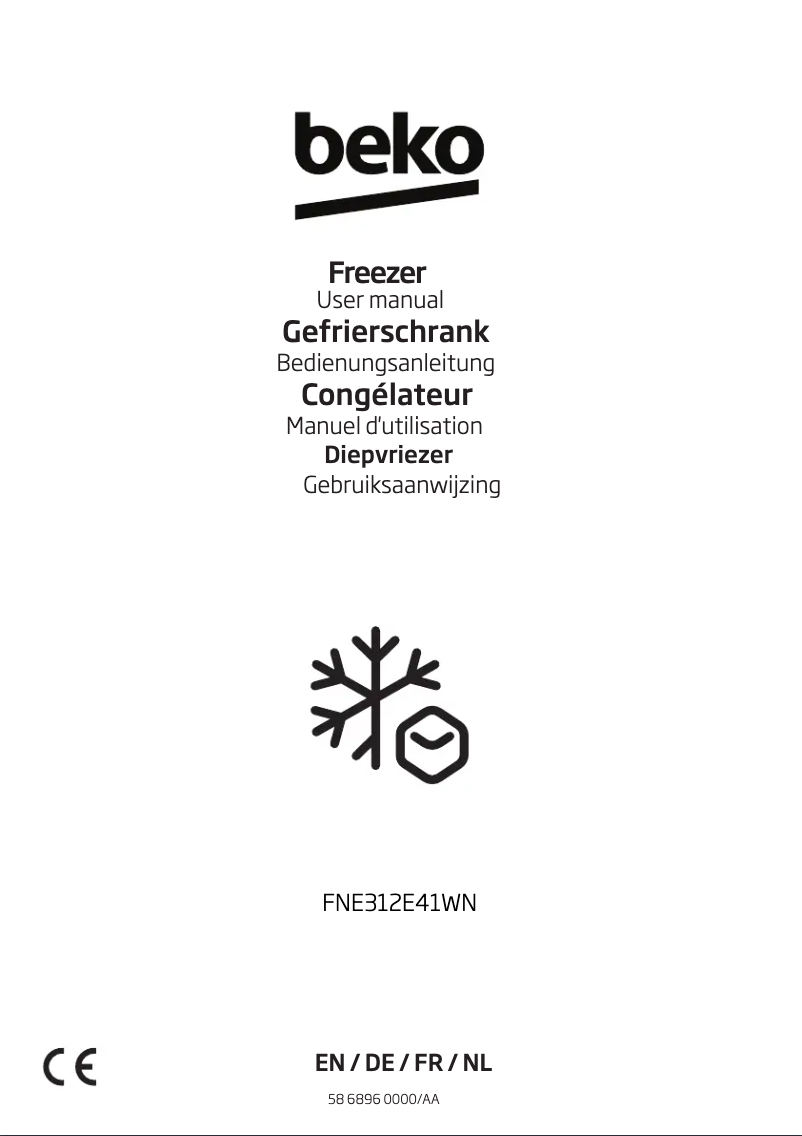 First page image of the manual for FNE312E41WN