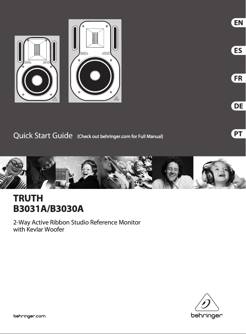 First page image of the manual for Truth B3030A