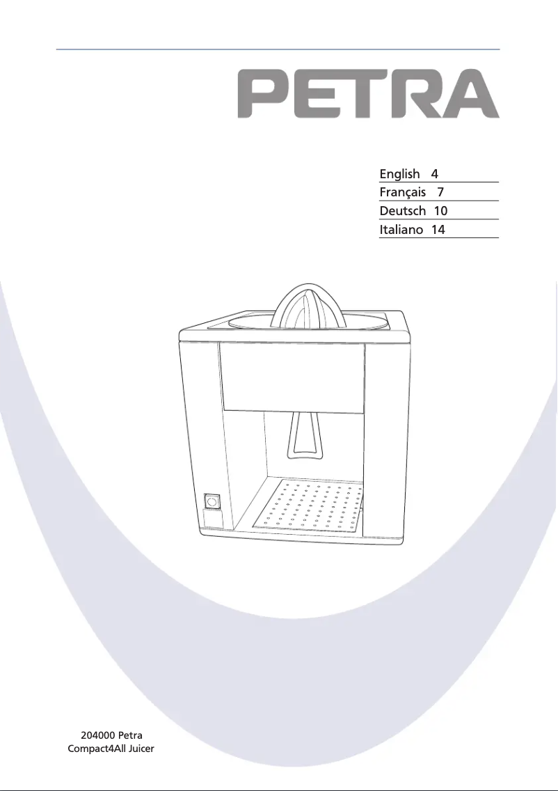 First page image of the manual for ZP 29.00