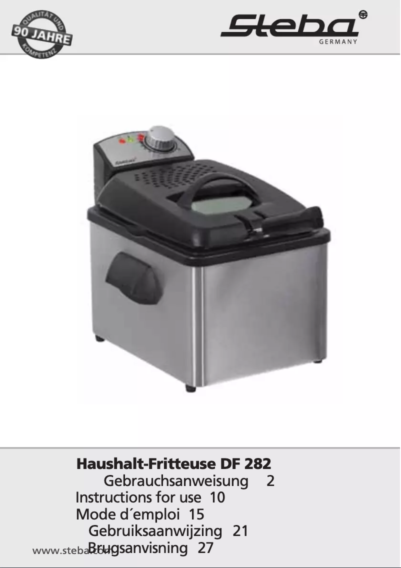 First page image of the manual for DF 282