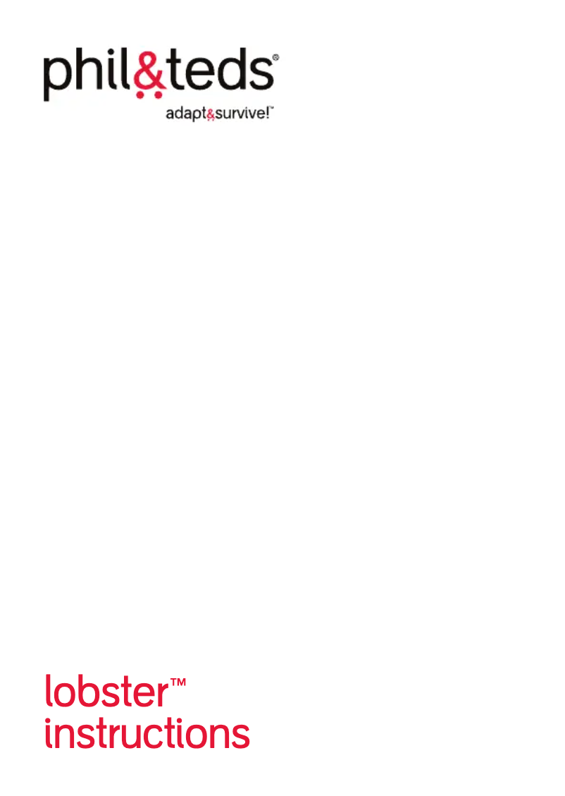 First page image of the manual for lobster