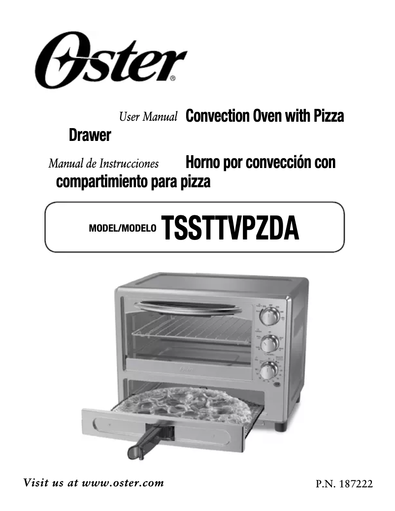 First page image of the manual for TSSTTVPZDA